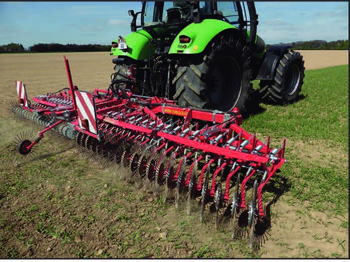 L'trille rotative combine l'effet des toiles avec l'action des dents en pointe